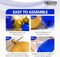 187PCS Royal Blue and Gold Balloons Arch Garland Kit, 5 10 12 18inch Royal Blue and Gold White Balloons with Gold Foil Balloons for Baby Shower Anniversary Wedding New Year Birthday Party Decorations